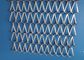 SS304 Sprial Weave Metal Conveyor Belt Mesh 12mm 36.5mm Spiral Pitch