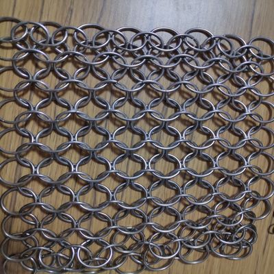 Aluminum Chain Link Curtains Used For Decorative Chain Fly Screen