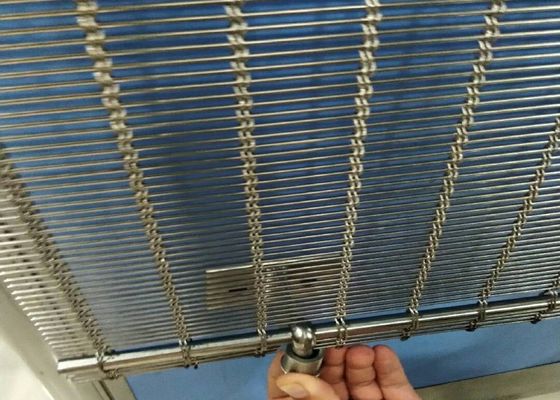 Powder Coated Stainless Steel Decorative Wire Mesh Curtain
