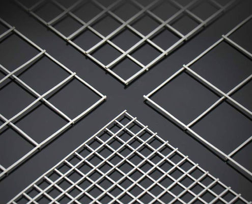 25x25mm Galvanized Welded Wire Mesh Panels for Decorative Fencing