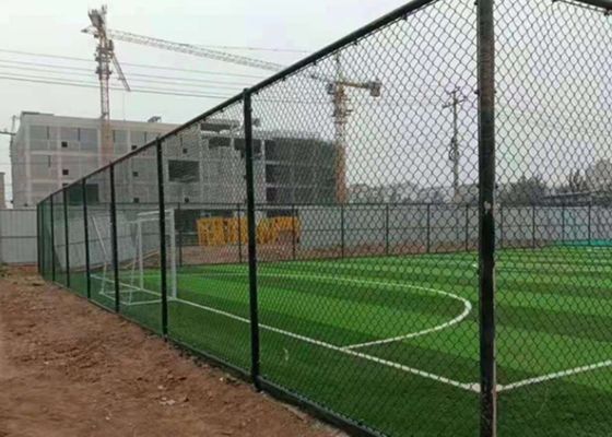 6ft Galvanized PVC Coated Chain Link Fence ASTM E2016 ISO9001