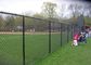 ASTM E2016 Garden Cyclone Fencing Panels 6 Ft Vinyl Coated Chain Link Fence