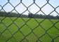 Temporary 25*25mm 50*50mm Mesh Galvanized Chain Link Fence For Sports Filed