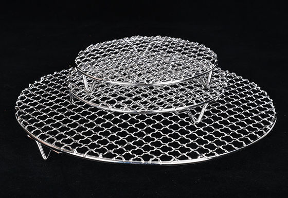 Stainless Steel BBQ Crimped Wire Mesh 304 316 430 Food Grade