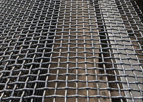 Stainless Steel 304 Lock Crimped Woven Wire Mesh for Mining Screens