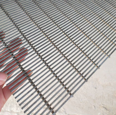 Johnson Profile Slotted Vibrating Screen Wedge Wire Flat Panel Curved Sieve