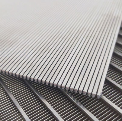 Johnson Profile Slotted Vibrating Screen Wedge Wire Flat Panel Curved Sieve