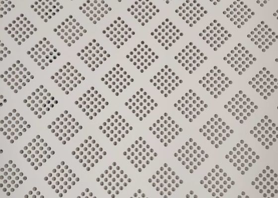 Electrical Galvanized Perforated Ceiling Tiles 2x2 PVDF Coated
