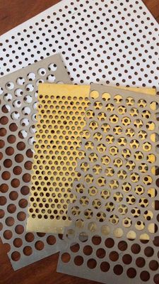 Aluminum Perforated Sheet Metal for Decorative Ceiling Black Green Golden