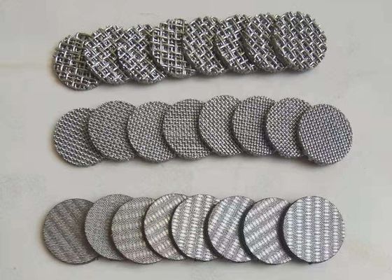 Stainless Steel Sintered Mesh Filter 0.5um 5um 20um Pore Size