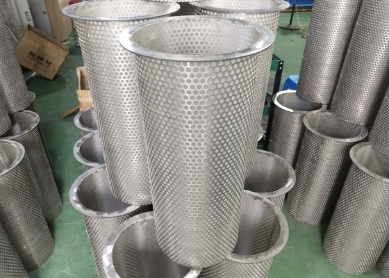 Stainless Steel 316 Perforated Metal Mesh Filter Tube 20mm-2000mm
