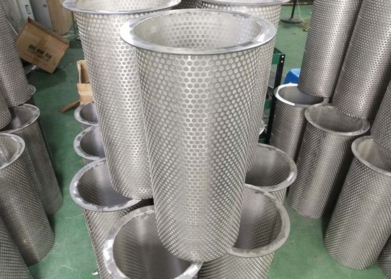 Custom Stainless Steel Perforated Filter Tube with Handle