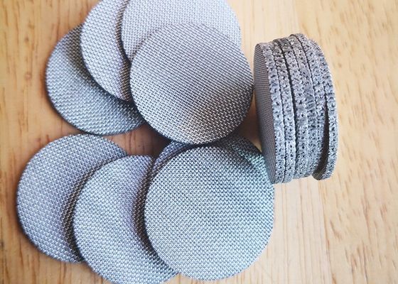 1 Micron Sintered Stainless Steel Filter 304 316L 0.5-200um Pore