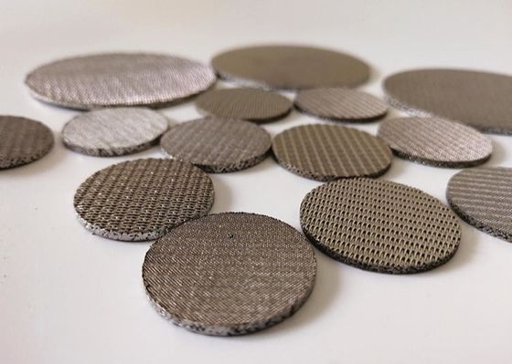 1 Micron Sintered Stainless Steel Filter 304 316L 0.5-200um Pore