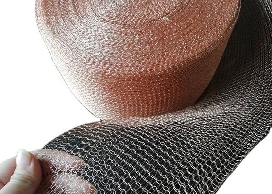 40mm 80mm SS Filter Mesh Woven Flat Knitted Wire Mesh Filter ISO9002