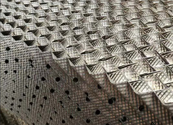 304 316 Stainless Steel Woven Structured Packing Wire Mesh 800x150mm