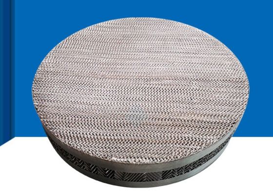 304 316 Stainless Steel Woven Structured Packing Wire Mesh 800x150mm