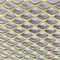 Decorative Aluminum 2mm Expanded Metal Mesh For Ceiling And Curtain Wall