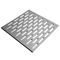 Steel Slotted Elongated Holes Perforated Metal Mesh Panel With Round Ends