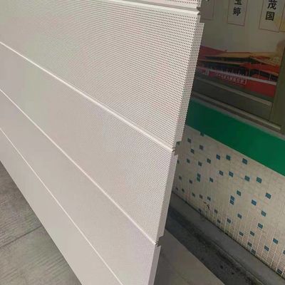 Black Aluminum Perforated Metal Plate for Curtain Wall 1.8mm