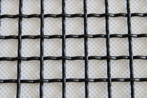 316L Stainless Steel Woven Locked Crimped Wire Mesh for Architecture