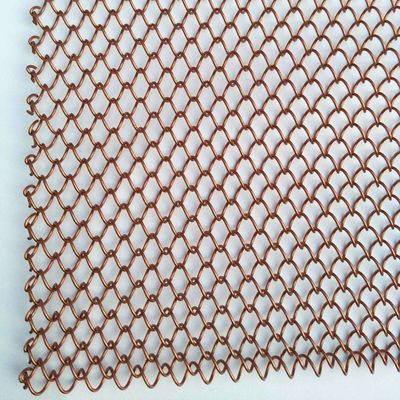 Architectural Aluminum Mesh Coil Drapery for Partition Curtain Divider