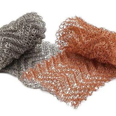 304 Stainless Steel Woven Knitted Wire Mesh Filter for Gas Liquid
