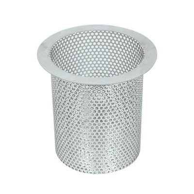 Stainless Steel 304 316l Wire Mesh Filter Tube Perforated Punching