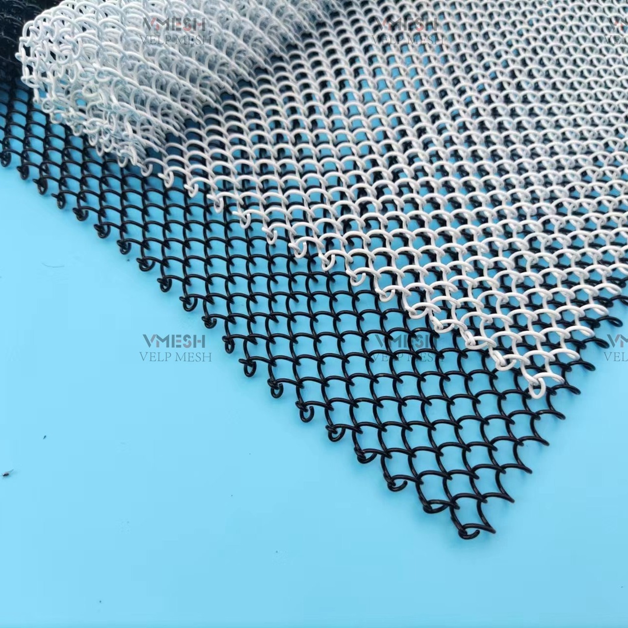 1.2mm Thickness Chain Link Decorative Curtain Architectural Wire Mesh