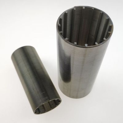 304 Stainless Steel Wedge Wire Mesh , Johnson Filter Screen