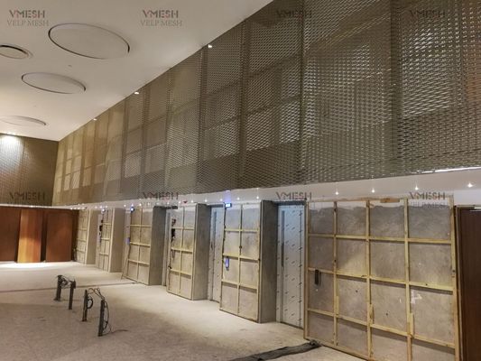 Metal Building Materials Aluminum Expanded Metal Sheet Wall Cladding Facades