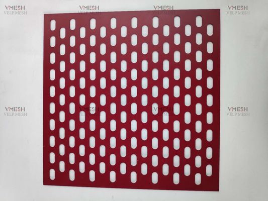 PVDF Decorative Aluminum Solid Perforated Metal Wall Cladding Panels