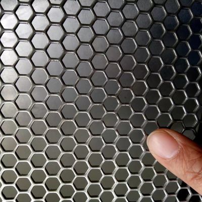 Customized Design Stainless Steel Round Hole Hexagonal Hole Perforated Sheet For Speaker Box
