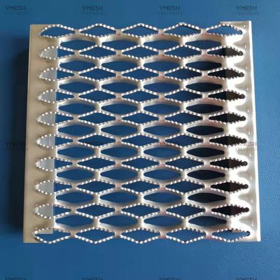 5 Diamond Holes 450mm*3000mm Galvanized Steel Plank Grating Perforated