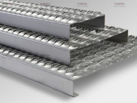 Anti Slip 5 Diamond Walkway Grip Strut Safety Grating Perforated