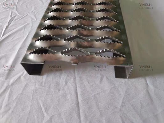 300mm Aluminum Serrated Metal Grating Grip Strut Walkway non rusting