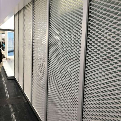 Building Ceilings Aluminum Expanded Wire Mesh Facade Screen Building Material