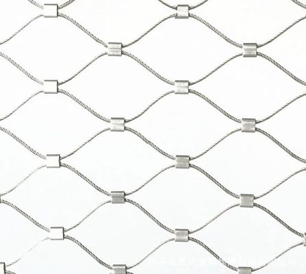 1mm Stainless Steel Rope Wire Mesh Customized Black Oxidation For Bird Cage