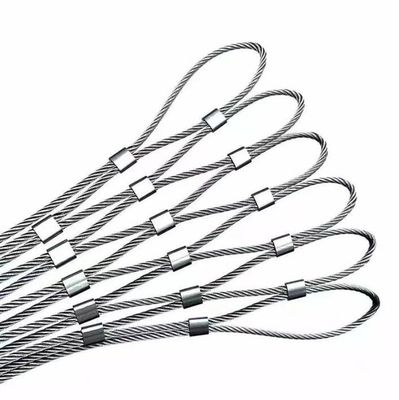 Flexible Ferrule Inox Cable Stainless Steel Wire Rope Mesh SS 304 316