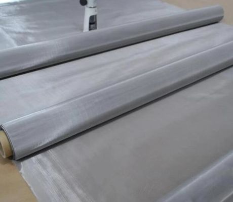 1m Width 300-400 Micron Stainless Steel Mesh Sheet Plain Dutch Weave