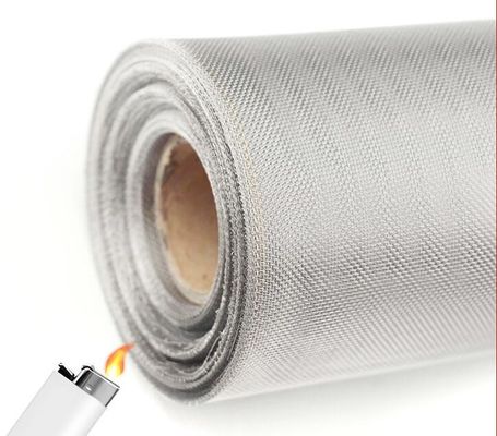 Acid Resisting 304 Stainless Steel Mesh Roll Square Metal Woven Sieving Screen Filter Netting