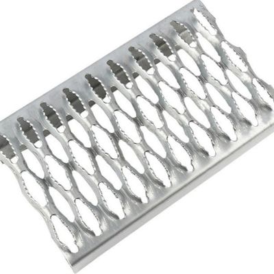 5mm Grip Strut Safety Grating Channel Aluminum Diamond Plank
