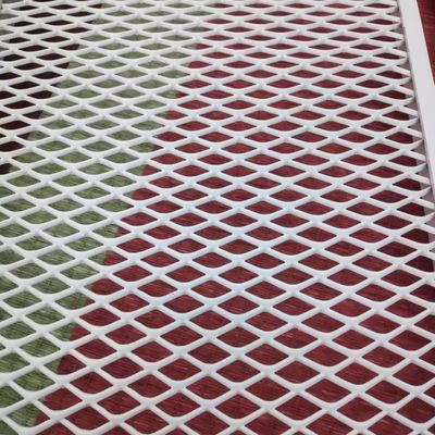 Decorative Aluminum 0.5mm Architectural Expanded Metal Mesh Diamond Ceiling Panel