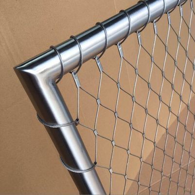 Premium 304 Stainless Steel Wire Rope Safety Net For Security Fencing