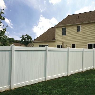 Easy Installation 6 Ft Vinyl Privacy Fence Panels Outdoor Backyard
