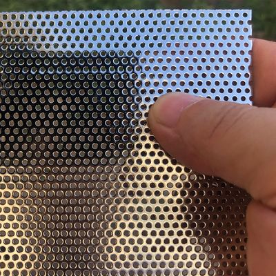 Stainless Steel Small Hole Perforated Mesh For Speaker Grille Sheet