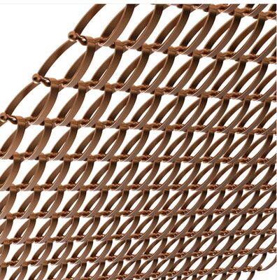 Bronze Decorative Mesh Architecural SS Decoration Curtain For Metal Decorative Indoor Dividers