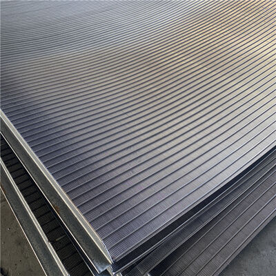 100 Micron Slot Stainless Steel 304 Wedge Wire Screen Flat Sieve Panel For Sand Filtering
