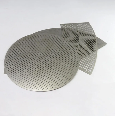 0.4mm 0.5mm Aperture Custom Shape Design Etching Mesh Filter Disc for Water Treatment