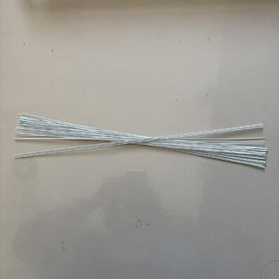 1mm*40cm White Color Pre-Cut Piece Stem Wire for Floral Wire Florist Wire